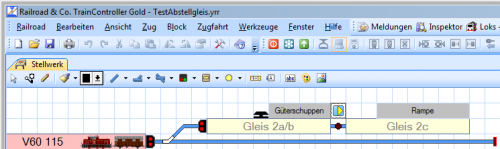 Stellpult Rangieren Gleisanschluss